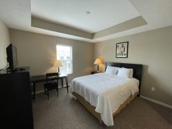 bedroom in temporary furnished apartments in Dublin OH at The Wendell