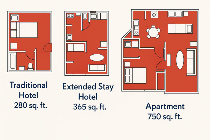 Corporate Housing versus a hotel