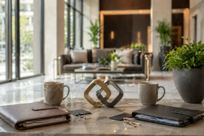 Sophisticated modern lounge